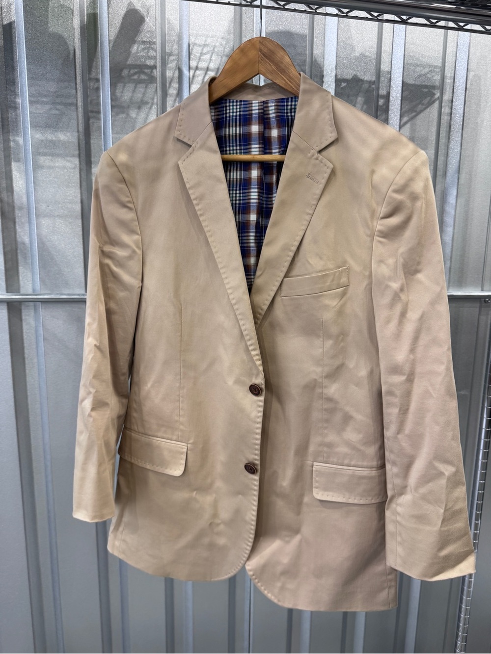 Johnston & Murphy Beige Men's Blazer